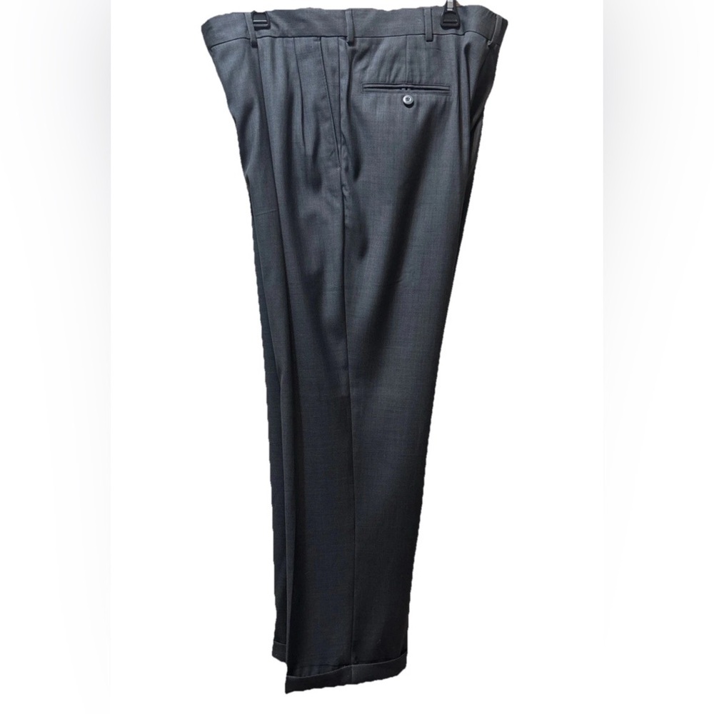 Stafford Micro-Stria Gray Pants 38x30